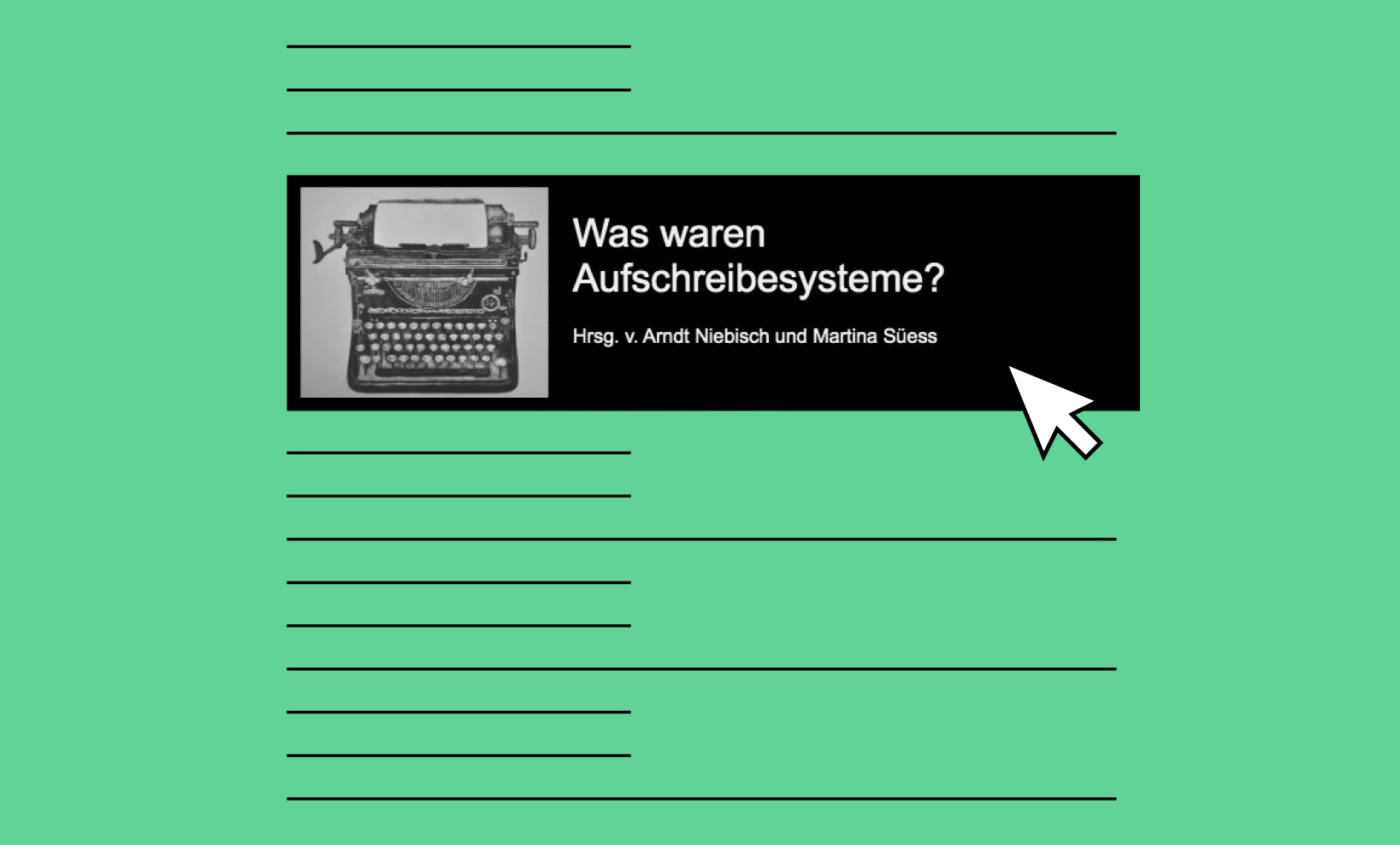 Was waren Aufschreibesysteme?