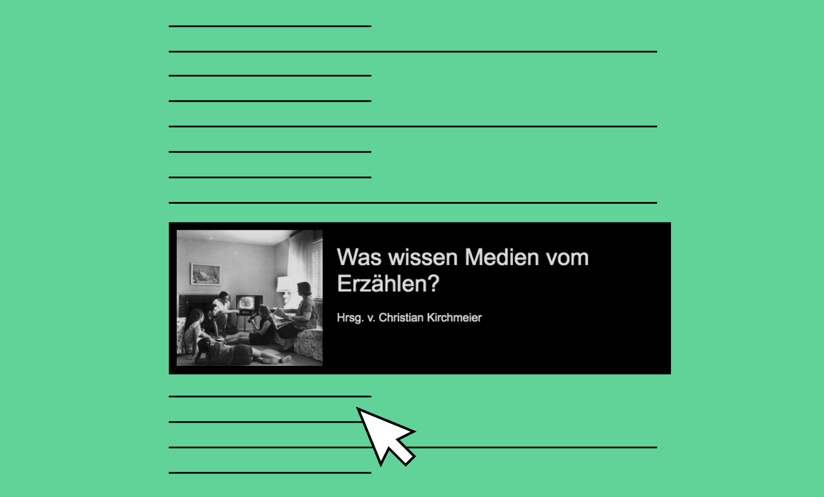 Was wissen Medien vom Erzählen? Hrsg. v. Christian Kirchmeier